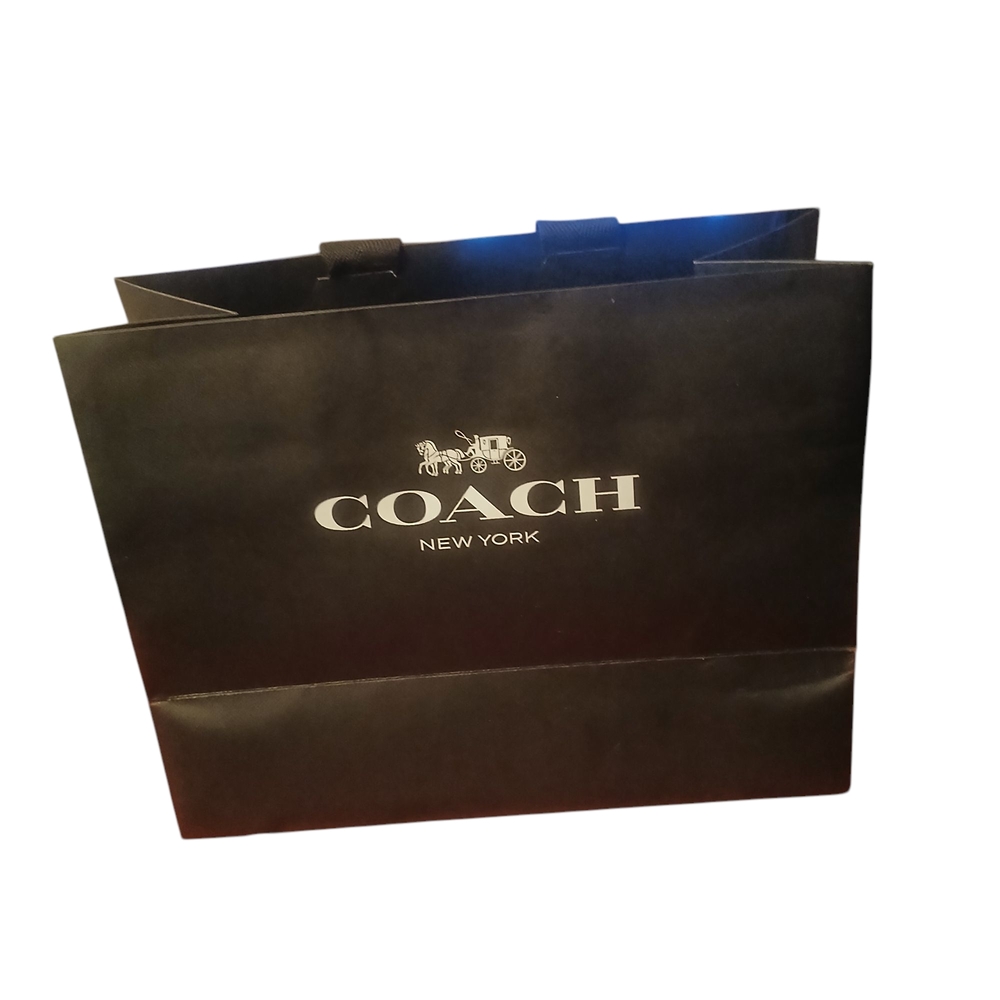 Coach Black Shopping Bag
